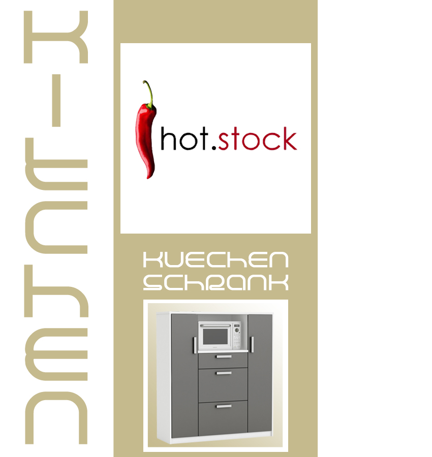 Küchenschrank 8540 Schrank Küchenregal Küchenmöbel Mikrowelle Buffet